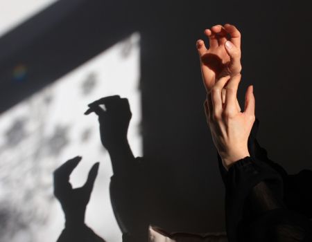 Foto: Hände und Schatten